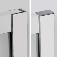 Душевой уголок WasserKRAFT Lippe 45S02, 80 х 80 см, стекло прозрачное, профиль хром