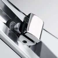 Душевой уголок WasserKRAFT Lippe 45S07, 120 х 90 см, стекло прозрачное, профиль хром