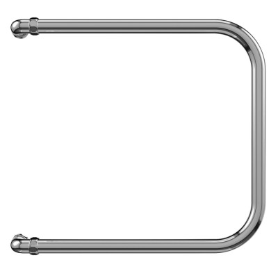 Полотенцесушитель водяной Terminus П-образный 4620768881541, ширина 50 см, высота 32 см, боковое подключение 32 см, 1 дюйм, цвет хром