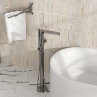 Смеситель для ванны и душа WasserKRAFT Mosel, напольный, хром, 4621