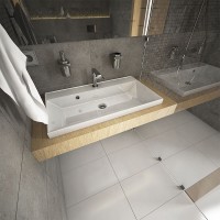 Раковина Aquame Classica 4627173210164, 60 см, встраиваемая, искусственный камень, цвет белый