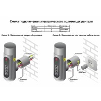 Полотенцесушитель электрический Terminus Аврора П6 400х600 электро 4670078542946, ширина 40 см, высота 60 см, диммер справа, черный муар