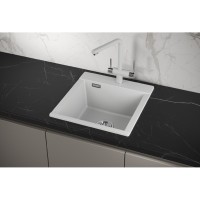 Кухонная мойка Granula Estetica ES-4701 4701, Арктик, арктик (белый)