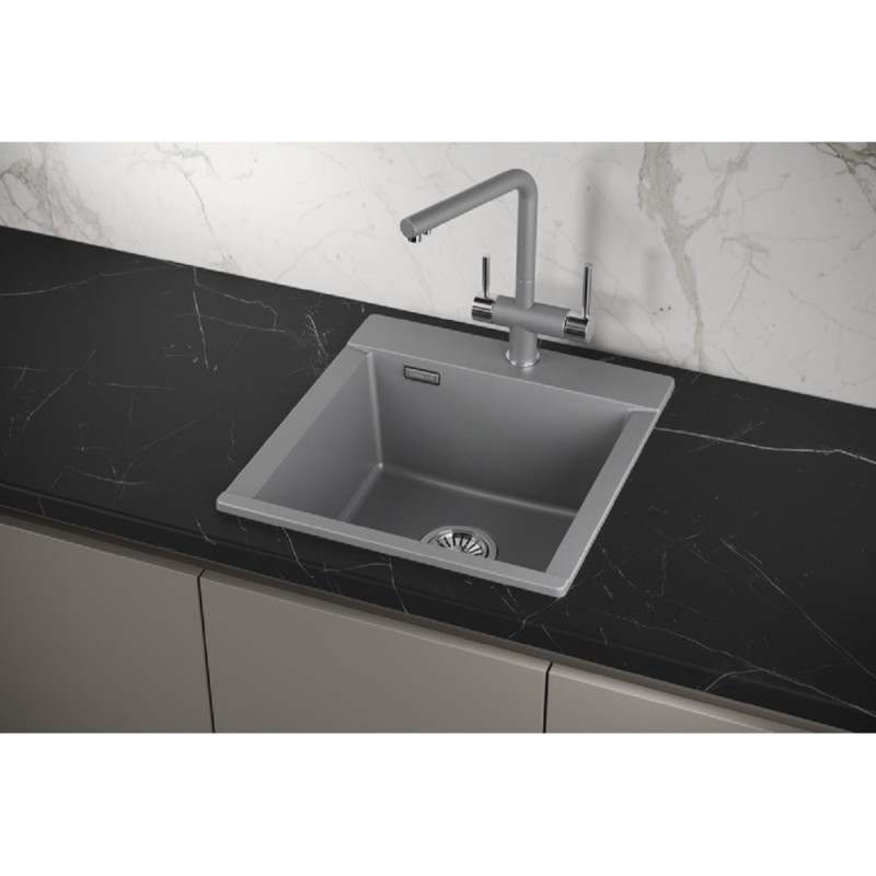 Кухонная мойка Granula Estetica ES-4701 4701, Алюминиум, алюминиум