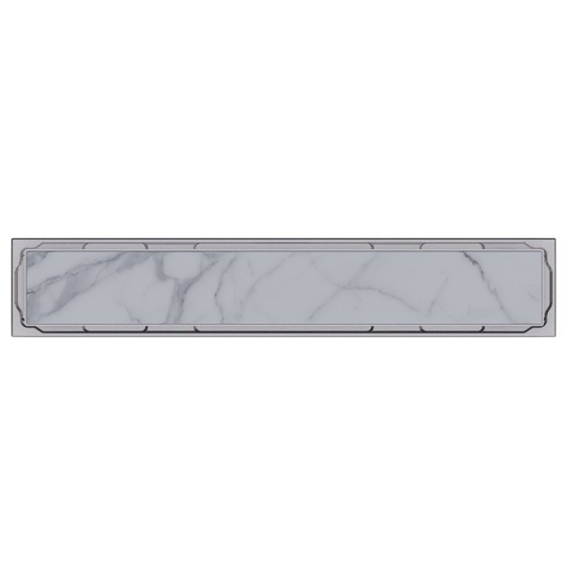 Дренажный канал RGW Shower Drain SDR-22, 40 см, решетка под плитку хром, 47212240-01