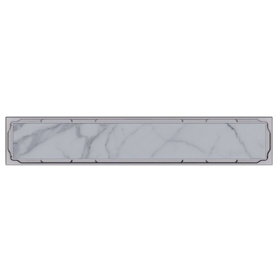 Дренажный канал RGW Shower Drain SDR-22, 40 см, решетка под плитку хром, 47212240-01