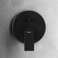 Смеситель для ванны и душа Damixa Apollo 477100300, цвет черный матовый