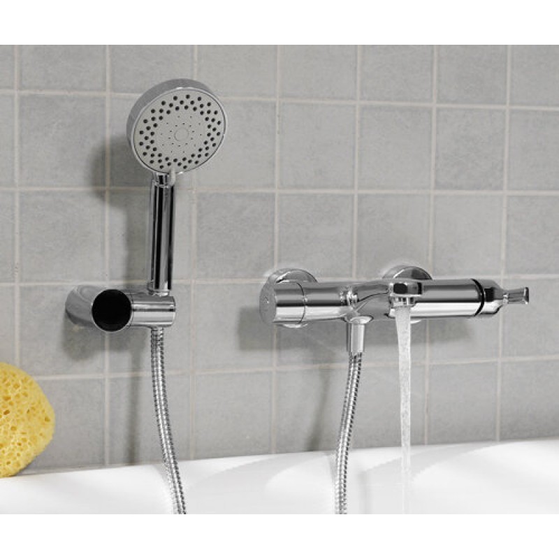 Смеситель WasserKRAFT 4801 для ванны и душа с коротким изливом, хром