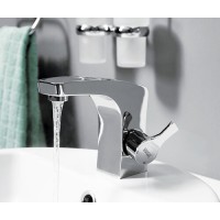 Смеситель WasserKRAFT 4803 для раковины, картридж Ø 25 mm, аэратор с регулируемым наклоном струи, хром