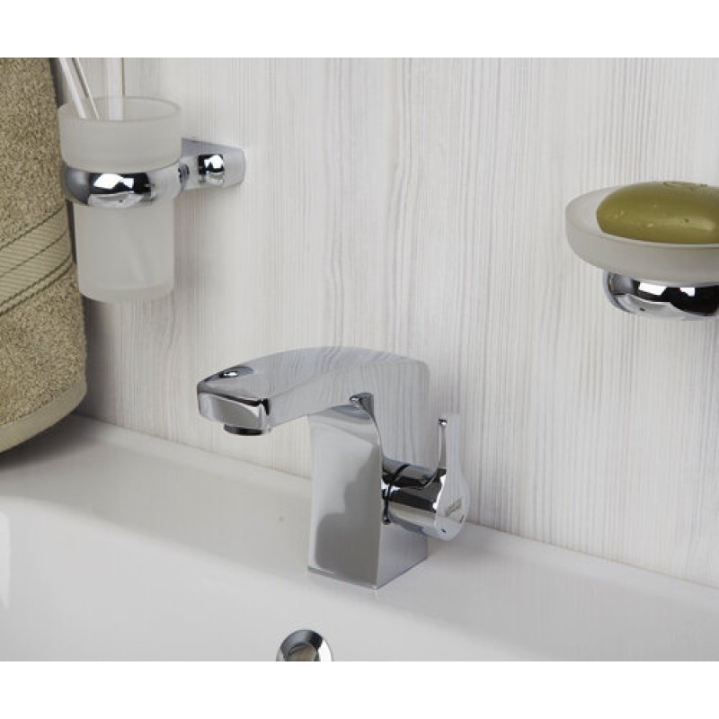 Смеситель WasserKRAFT 4803 для раковины, картридж Ø 25 mm, аэратор с регулируемым наклоном струи, хром