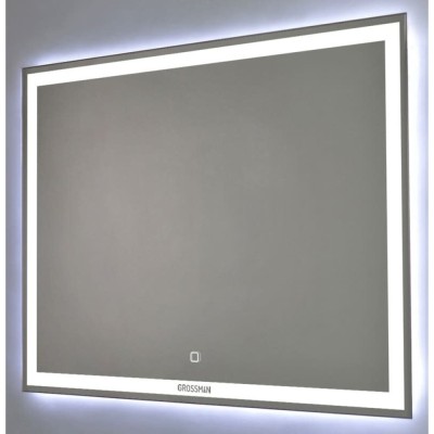 Зеркало Grossman Pragma 80 x 60 см с подсветкой, сенсорный выключатель, 480600