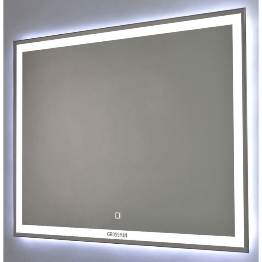 Зеркало Grossman Pragma 80 x 60 см с подсветкой, сенсорный выключатель, 480600