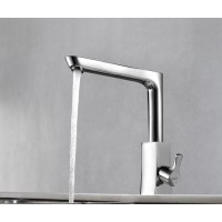 Смеситель WasserKRAFT 4807 для кухни с поворотным изливом, картридж Ø 25 mm, аэратор с регулируемым наклоном струи, хром