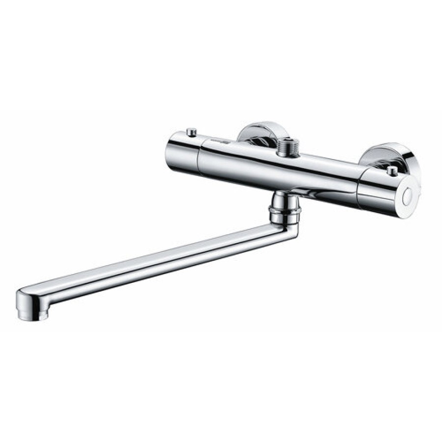 Смеситель WasserKRAFT Berkel 4822L Thermo, термостатический, для ванны и душа, хром