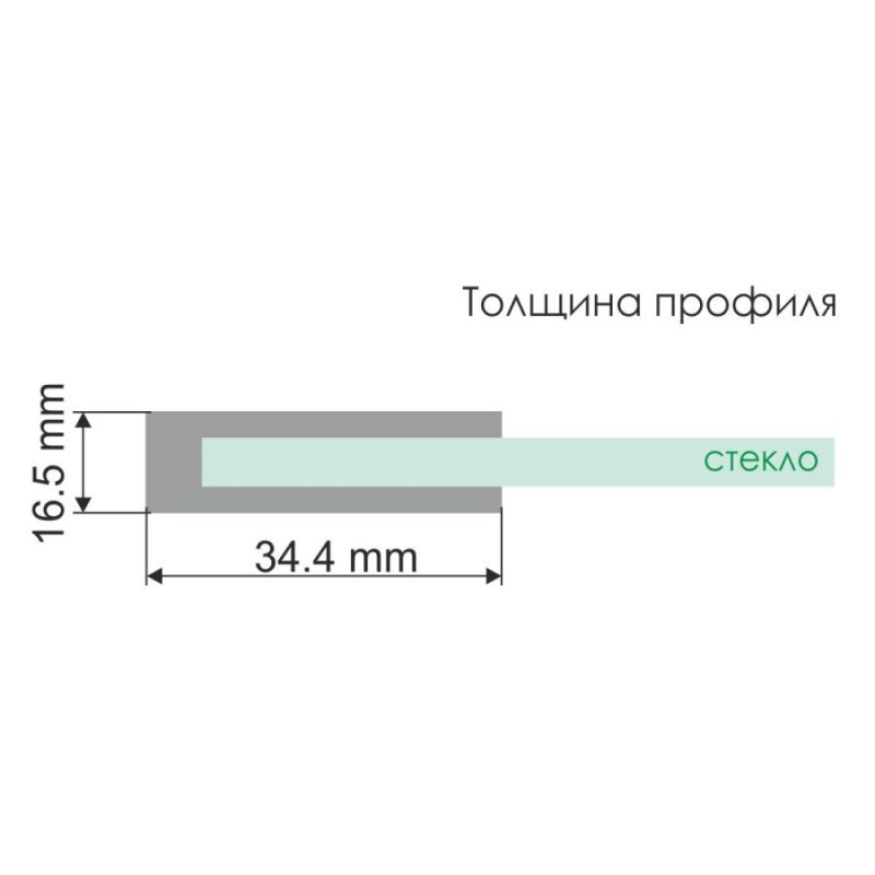 Стеклянная шторка на ванну WasserKraft 48P01-80B, распашная, одностворчатая