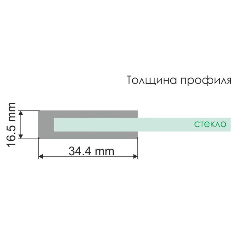 Стеклянная шторка на ванну WasserKraft 48P01-80 Black Fixed