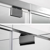 Душевой уголок WasserKRAFT Berkel 48P03, 90 х 90 см, стекло прозрачное, профиль серебристый