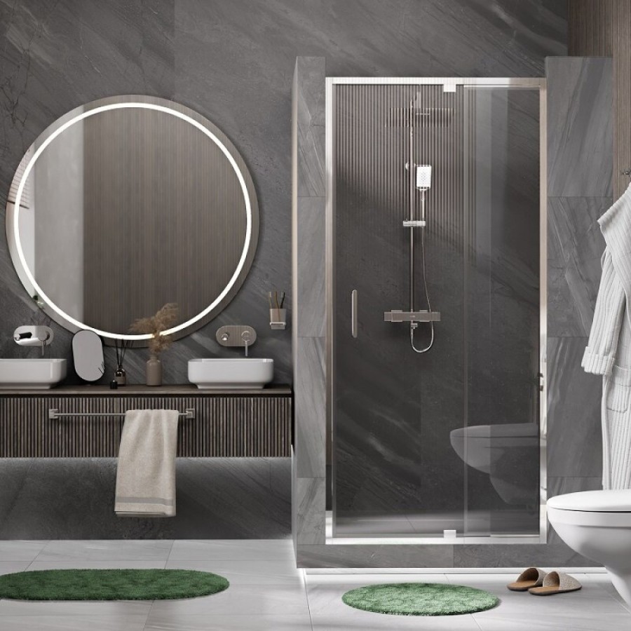 Душевая дверь WasserKRAFT 48P04 90 х 200 см