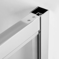 Душевой уголок WasserKRAFT Berkel 48P14, 80 х 110 см, стекло прозрачное, профиль серебристый