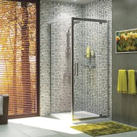 Душевой уголок WasserKRAFT Berkel 48P18, 90 х 100 см, стекло прозрачное, профиль серебристый