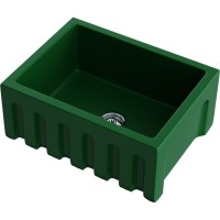 Мойка кухонная Omoikiri Mikura 61-RG 4911256, 61 см, natceramic, цвет royal green матовый