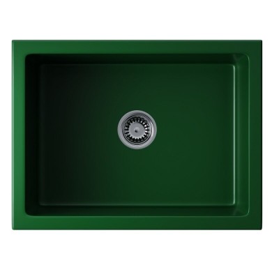 Мойка кухонная Omoikiri Mikura 61-RG 4911256, 61 см, natceramic, цвет royal green матовый