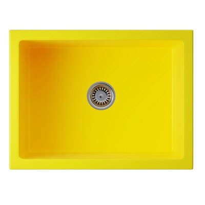 Мойка кухонная Omoikiri Mikura 61-SL 4911260, 61 см, natceramic, цвет sicilian lemon матовый