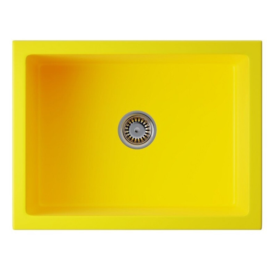 Мойка кухонная Omoikiri Mikura 61-SL 4911260, 61 см, natceramic, цвет sicilian lemon матовый