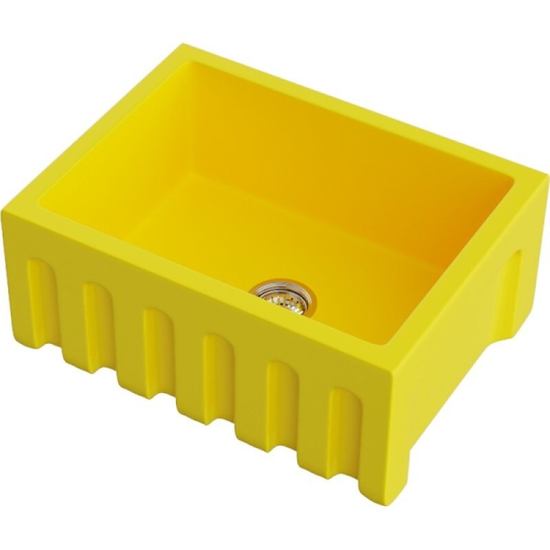 Мойка кухонная Omoikiri Mikura 61-SL 4911260, 61 см, natceramic, цвет sicilian lemon матовый