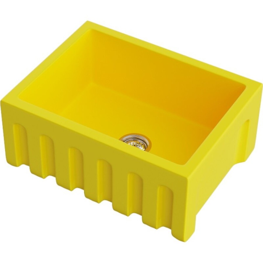 Мойка кухонная Omoikiri Mikura 61-SL 4911260, 61 см, natceramic, цвет sicilian lemon матовый