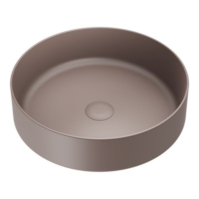 Раковина накладная Omoikiri Mira 4972069, 41 см, цвет бежево-серый