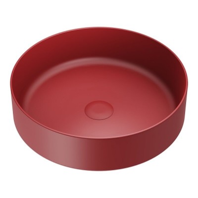 Раковина накладная Omoikiri Mira 4972070, 41 см, цвет портвейн