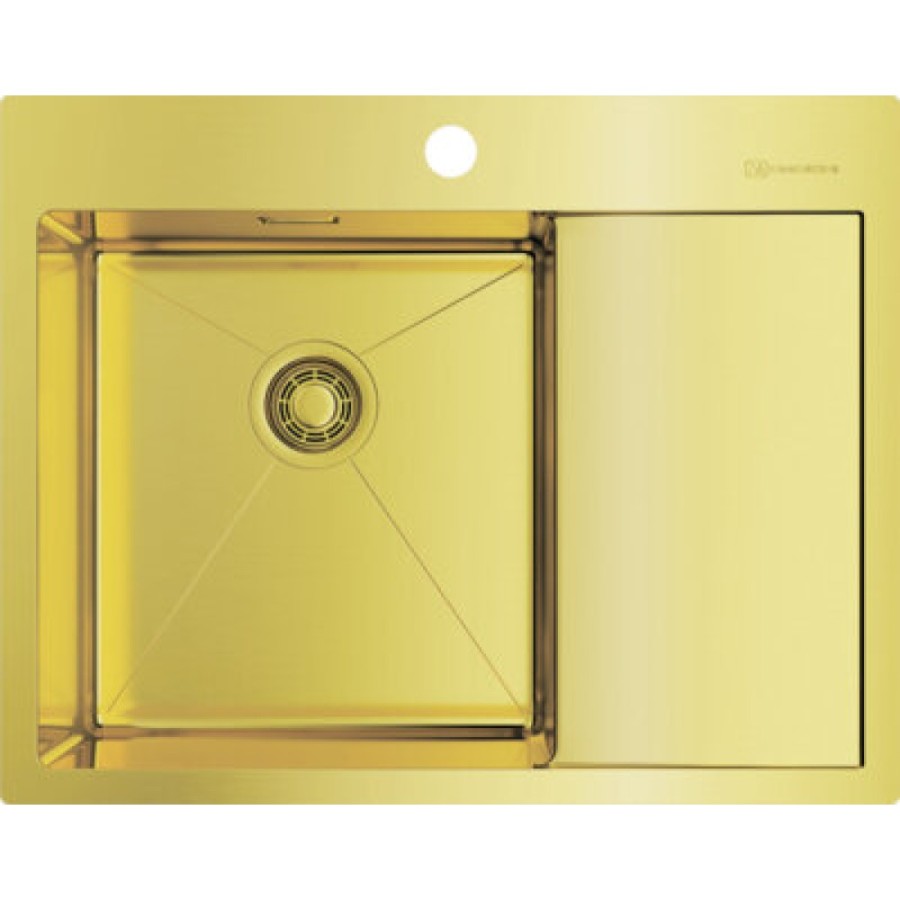 Мойка кухонная Omoikiri Akisame 65-LG-L 4973083 светлое золото
