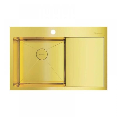 Мойка кухонная Omoikiri Akisame 78-LG-L, 4973085, светлое золото
