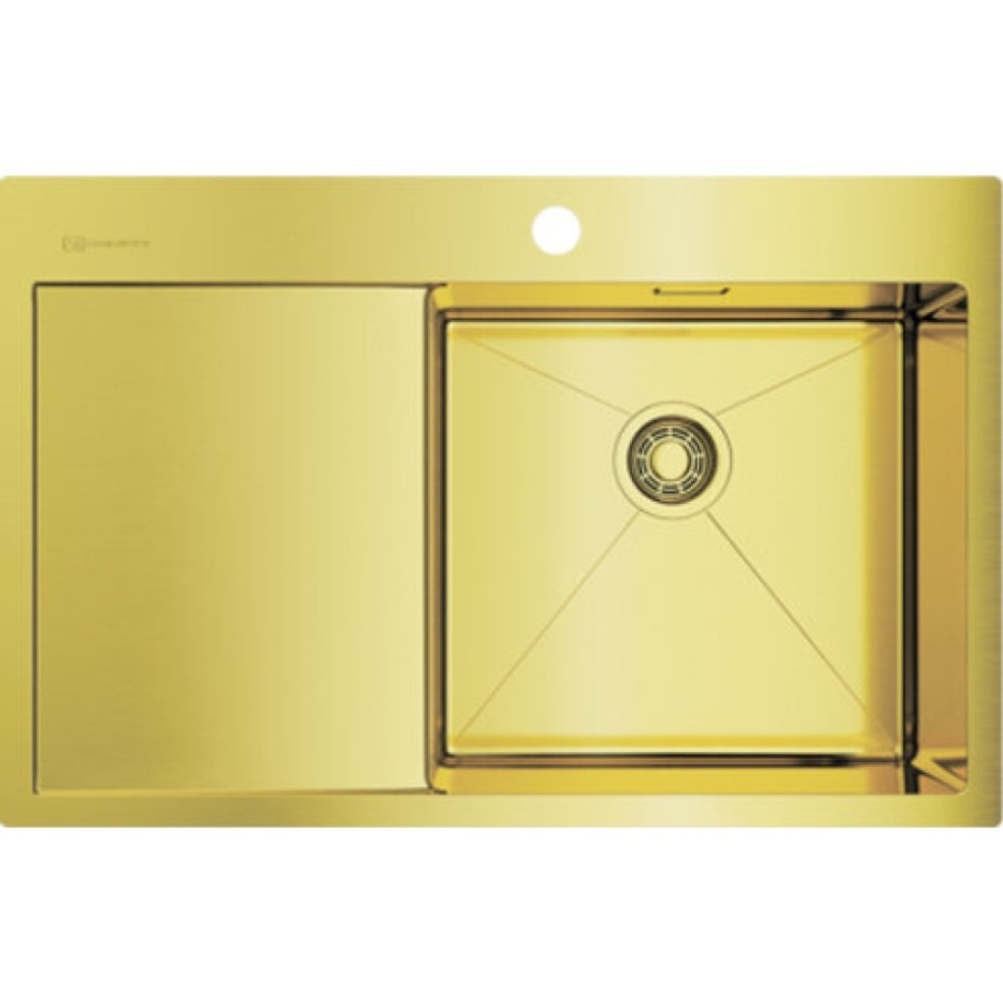 Мойка кухонная Omoikiri Akisame 78-LG-R 4973086 светлое золото