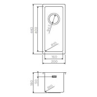 Мойка кухонная Omoikiri Taki 20-U/IF-LG 4973091, светлое золото