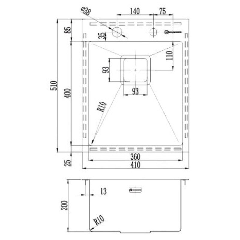 Мойка кухонная Omoikiri Akisame 41-GM 4973094, воронёная сталь, gunmetal