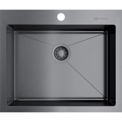 Мойка кухонная Omoikiri Akisame 59-GM 4973096, воронёная сталь, gunmetal