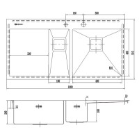 Мойка Omoikiri Akisame 4973104 100-2-GM-R