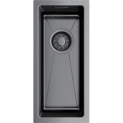 Мойка кухонная Omoikiri Taki 20-U/IF-GM 4973105 воронёная сталь, gunmetal