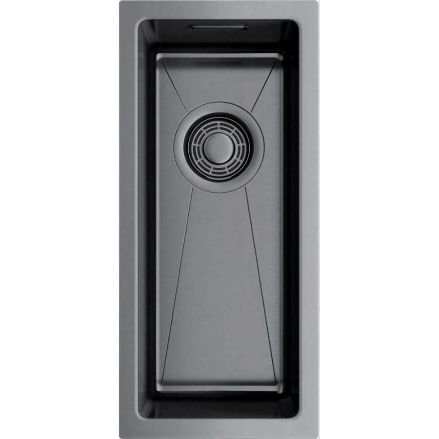 Мойка кухонная Omoikiri Taki 20-U/IF-GM 4973105 воронёная сталь, gunmetal