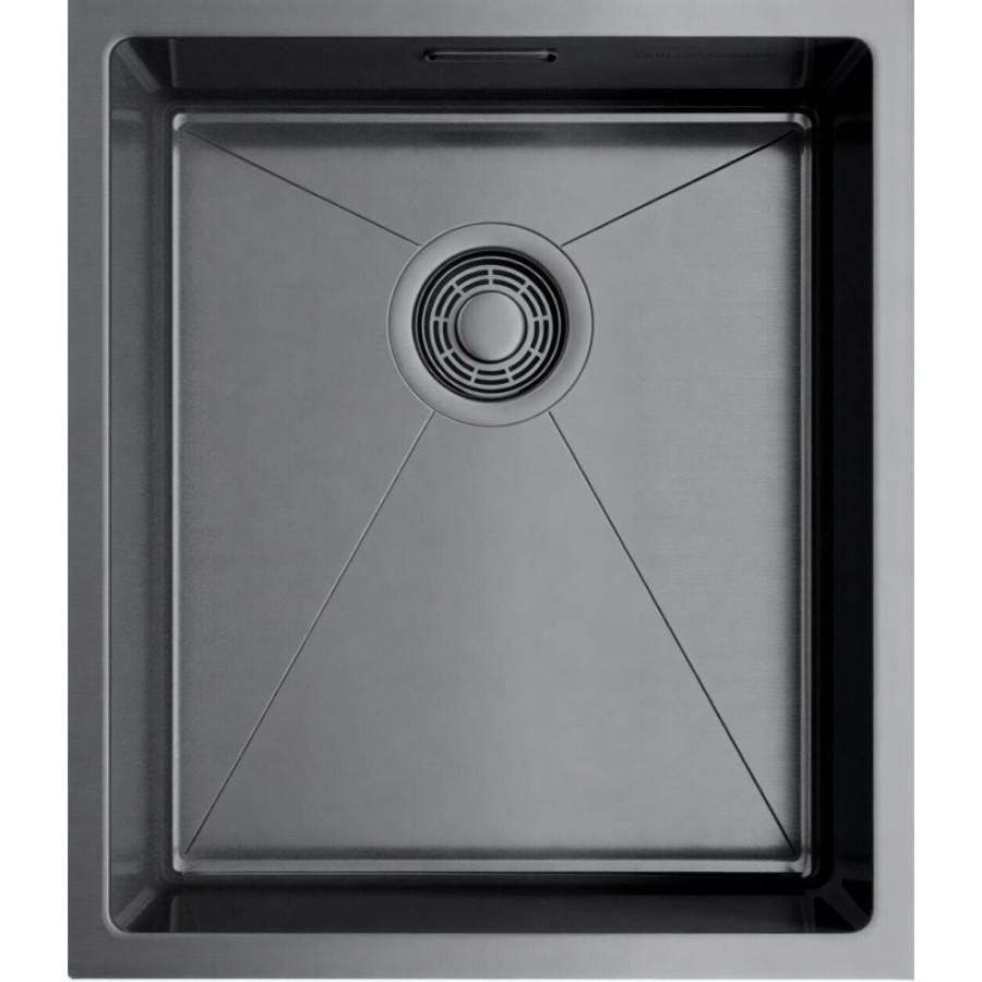 Мойка кухонная Omoikiri Taki 38-U/IF-GM 4973106 воронёная сталь, gunmetal