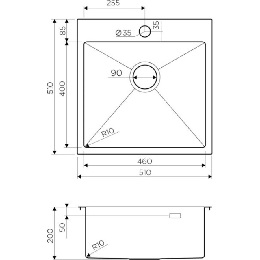 Мойка кухонная Omoikiri Akisame 51-LG 4973439 светлое золото