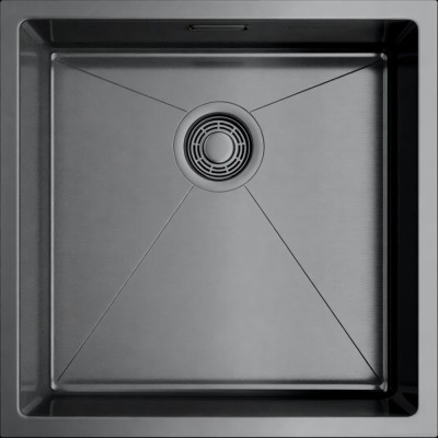 Мойка кухонная Omoikiri Taki 4973521 44-U/IF-GM воронёная сталь, gunmetal
