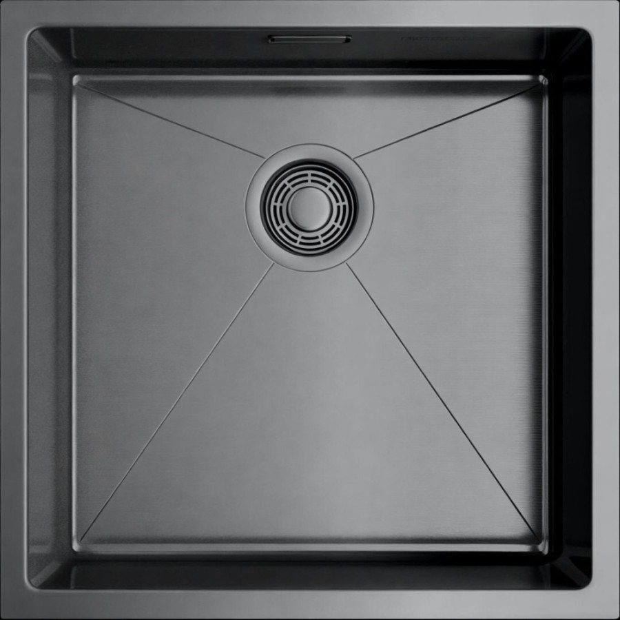 Мойка кухонная Omoikiri Taki 4973521 44-U/IF-GM воронёная сталь, gunmetal