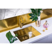 Мойка кухонная Omoikiri Taki 49-U/IF-LG 4973523, светлое золото