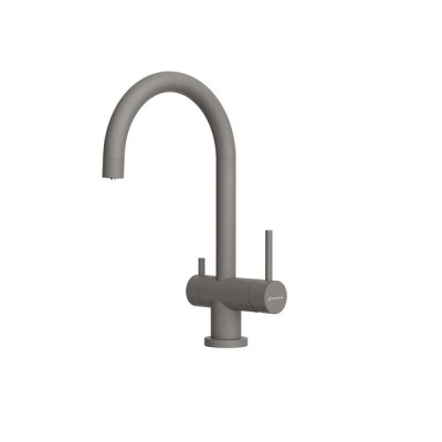 Смеситель Omoikiri Yamada GR-P 4974261 для кухни под фильтр, leningrad grey серый