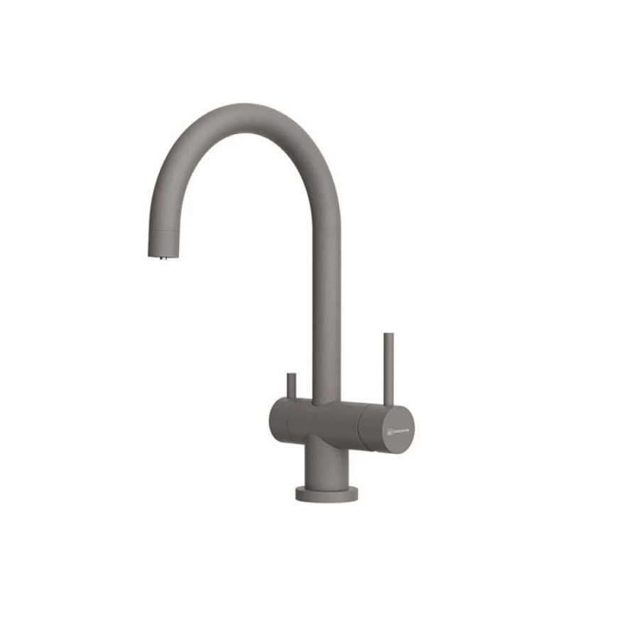 Смеситель Omoikiri Yamada GR-P 4974261 для кухни под фильтр, leningrad grey серый