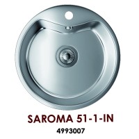 Мойка кухонная Omoikiri Saroma 4993007 51-1-IN нержавеющая сталь