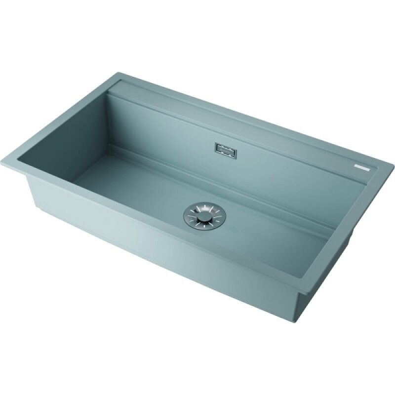 Мойка кухонная Omoikiri Kitagawa 86-LB-AZ 4993026, 86 см, artceramic, цвет azur blue